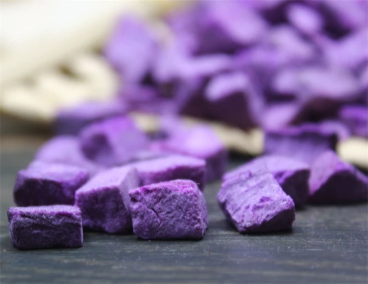 Freeze Dried Purple Sweet Potato Cube 6*6