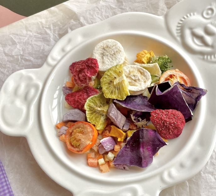 Freeze Dried Purple Sweet Potato Cube 6*6